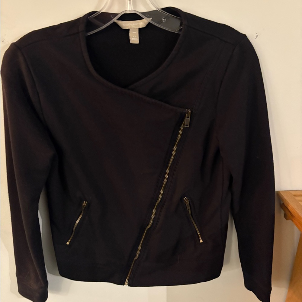 Banana Republic Charcoal Knit Top